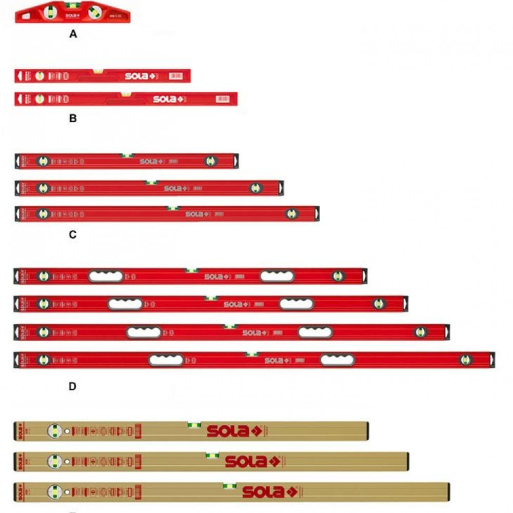 niveles-de-mano-de-alta-precision-en-version-torpedo-aluminio-plasticos-aluminio-magnetico-y-extra-largos-hasta-180m-marca-sola-austriacos