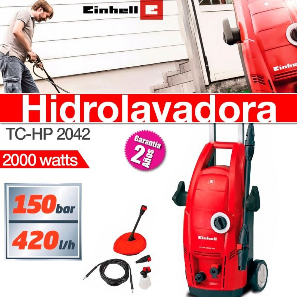 hidrolavadora-profesional-2000watts150bar-con-barredor-rotativo-de-pisos-marca-einhell-tc-hp-2042