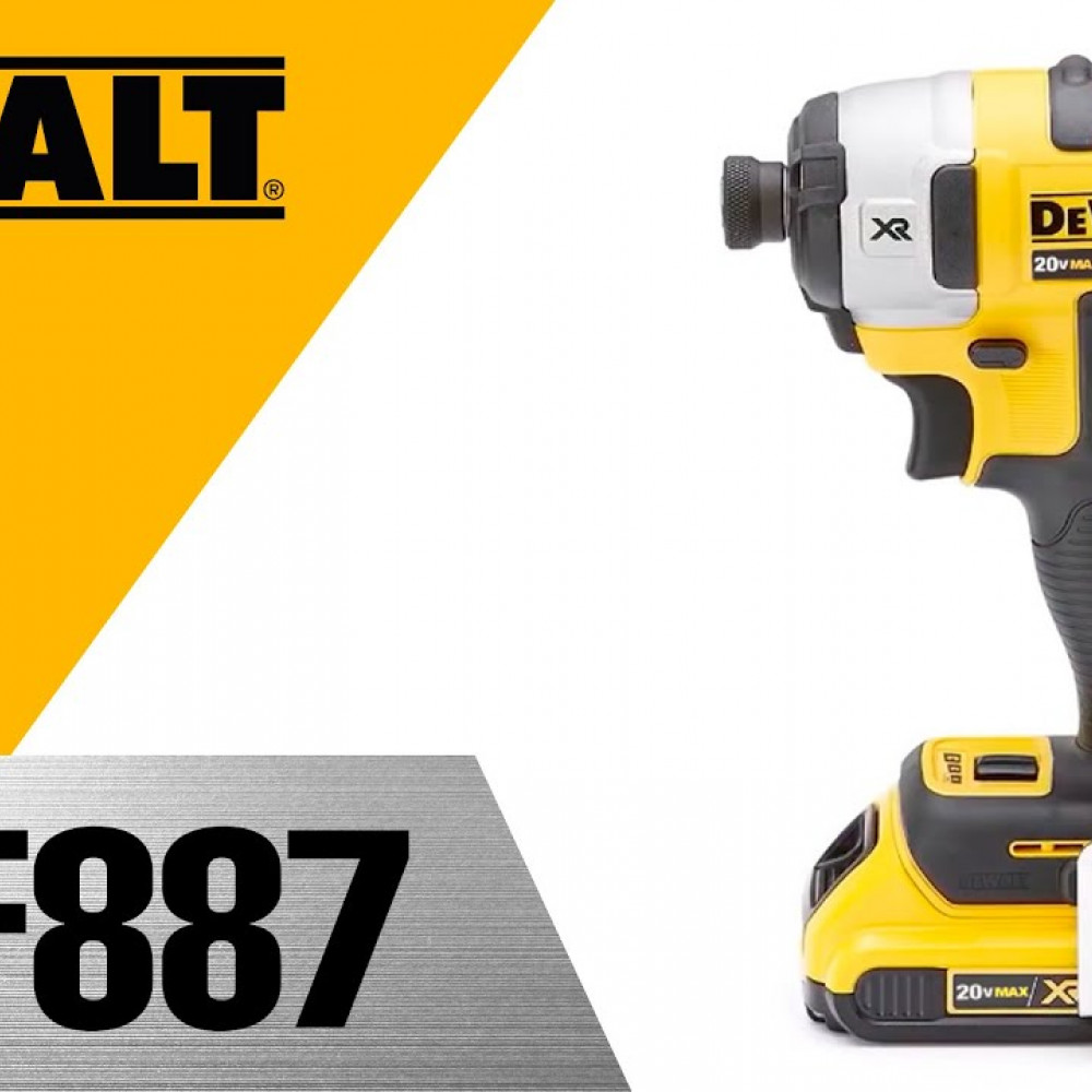 atornillador-puro-de-impacto-inalambrico-recargable-con-encastre-de--y-165nm-de-torque-baterias-recargables-20v-lithium-marca-dewalt-dcf887