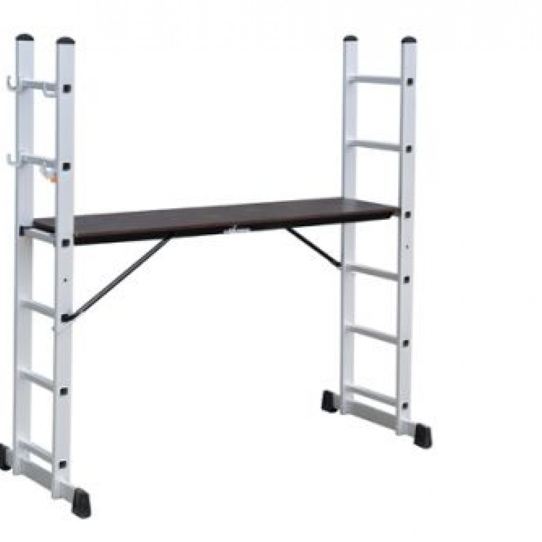 escalera-de-aluminio-con-andamio-regulable-para-interiores-7-escalones-capacidad-150kg-andamio-100kg-tabla-147x40cm-altura-180m-marca-kld-kld1758